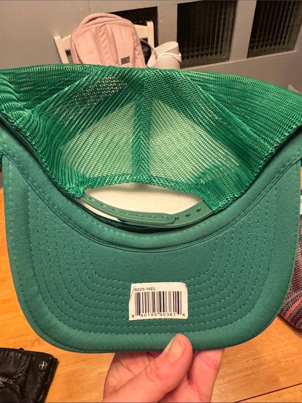 Green Holiday Sequin Trucker Hat